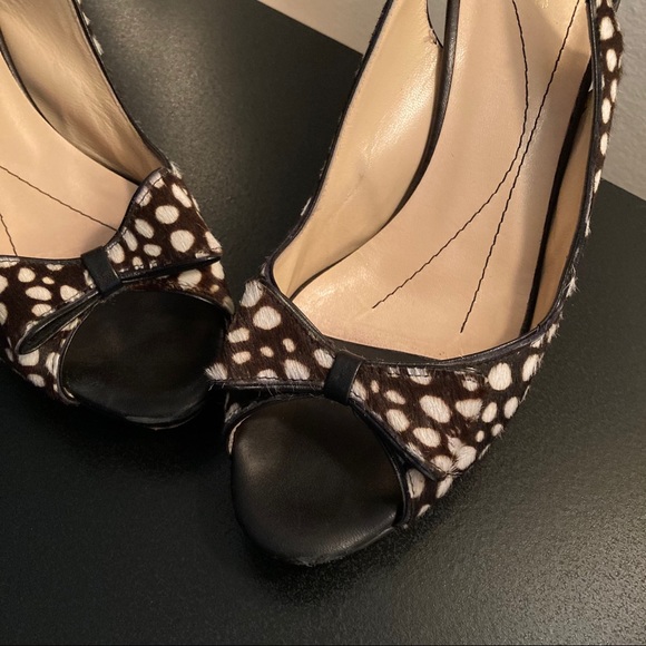 Kate Spade Pony Hair Sling Back Pumps - Picture 3 of 13